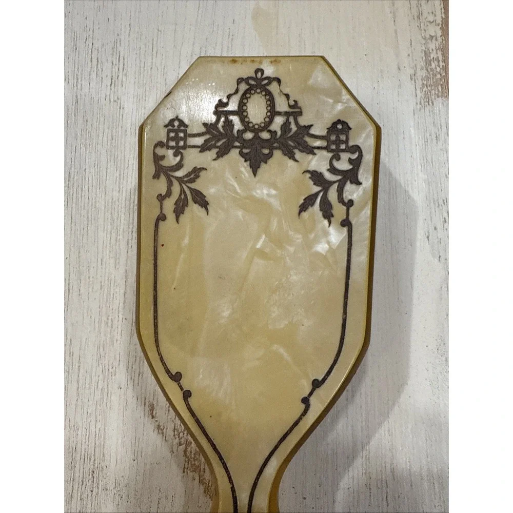 Acwalite Marbled Celluloid Vanity‎ Brush